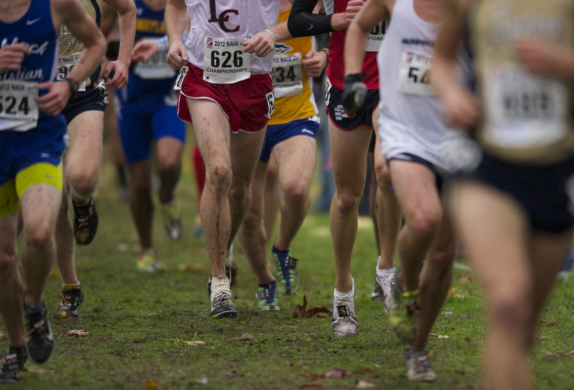 The men battle the weather as well as each other as they run the NAIA cross country national championship race at Fort Vancouver on Nov. 17, 2012. The NAIA announced on Monday, Dec. 12, 2016, that the 2017 and 2019 championships will return to Vancouver.