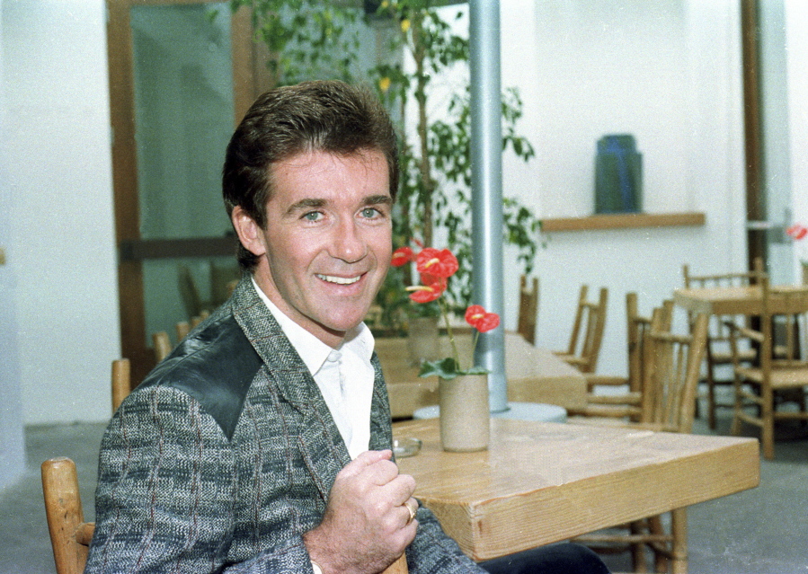 Actor Alan Thicke in Los Angeles on 1986. On Tuesday, a publicist said the actor has died at the age of 69.