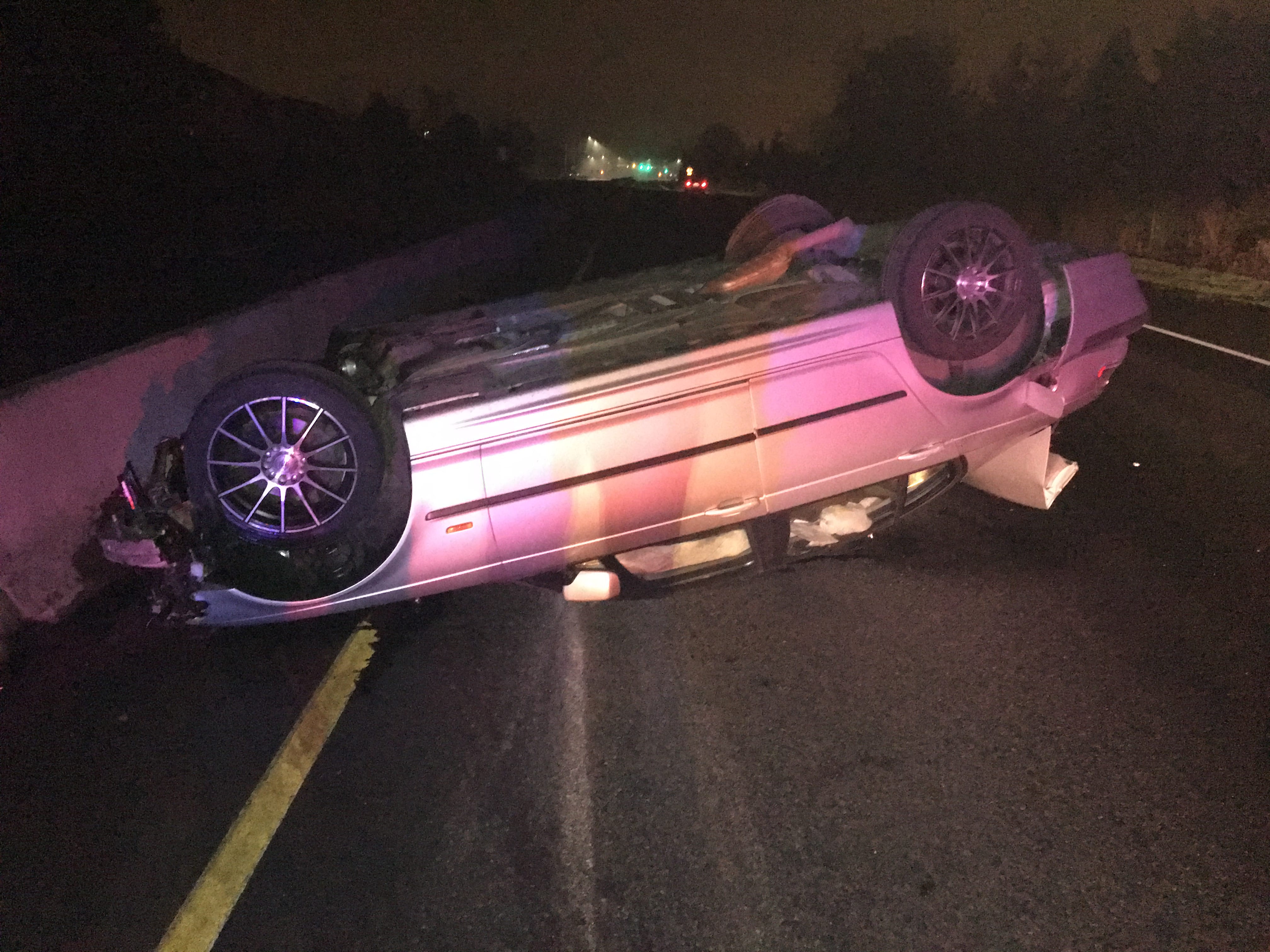 The Clark County Sheriff's Office is investigating a rollover collision that happened on Padden Parkway.