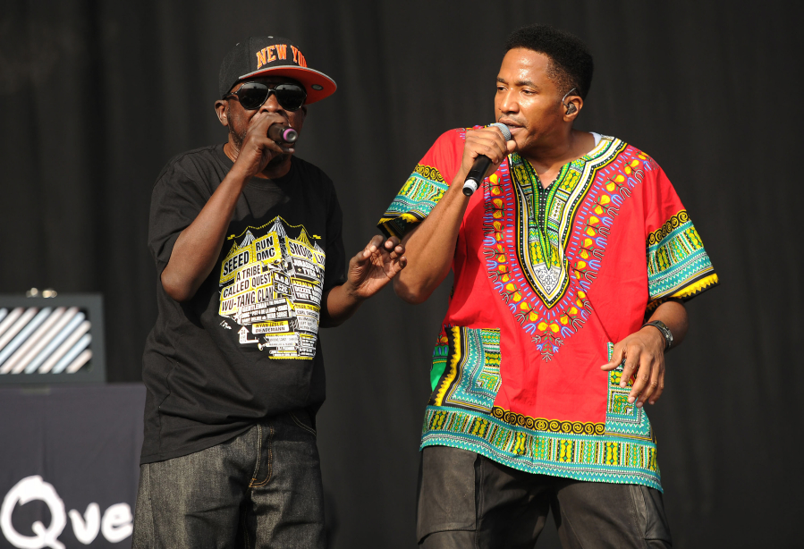A Tribe Called Quest performs July 16, 2013 at the Yahoo Wireless Festival in London.