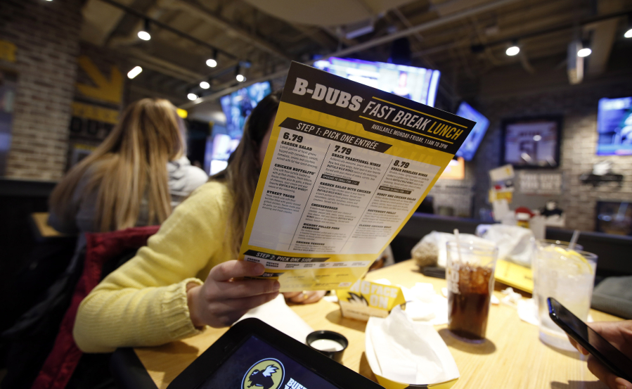 Buffalo Wild Wings said it plans &quot;minimal&quot; price increases after raising prices about 3.4 percent at company-owned restaurants over 12 months.