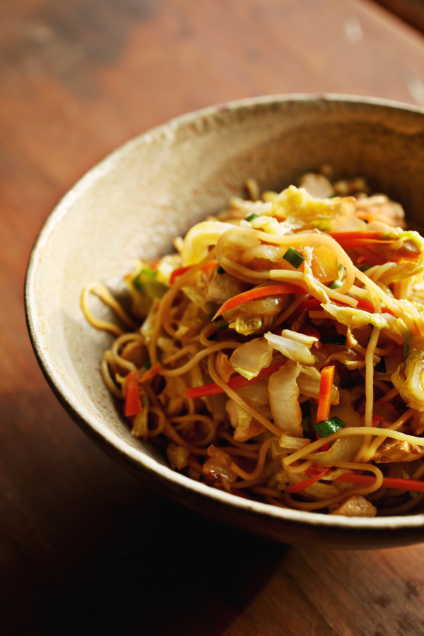Chicken and Vegetable Lo Mein, and best of all, the recipe lends itself to adaptation.
