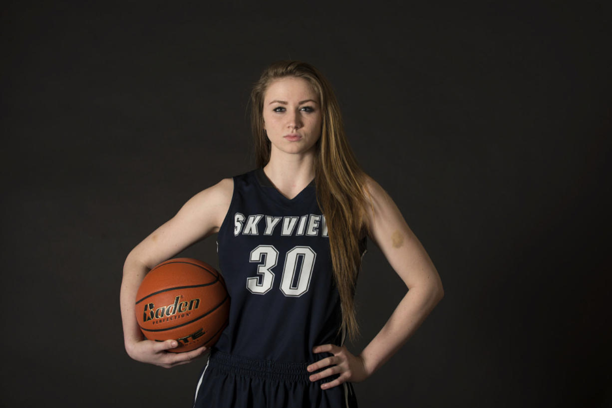 Ashlee Comastro of Skyview was The Columbian&#039;s All-Region player of the year in 2016.