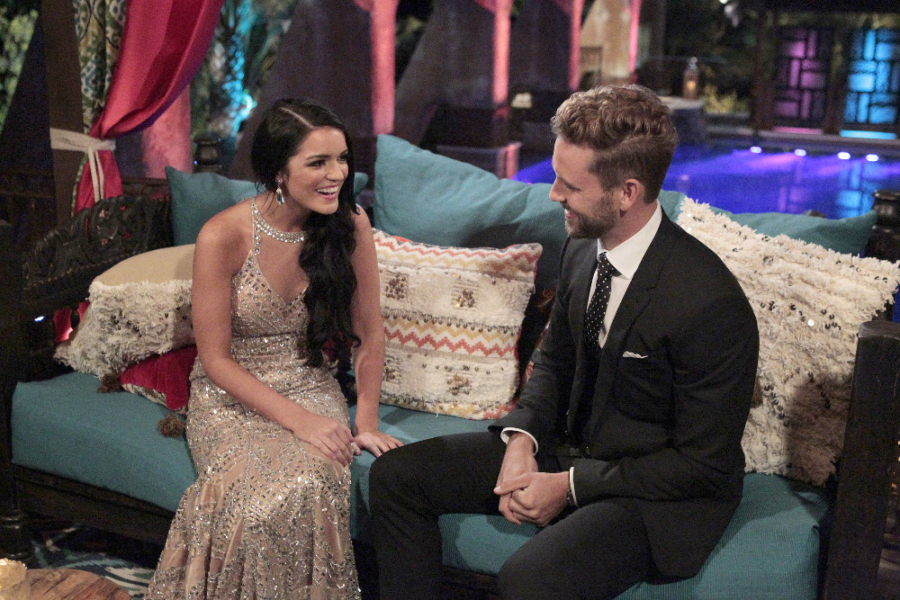 Raven Gates and Nick Viall on &quot;The Bachelor.&quot; (Rick Rowell/ABC)