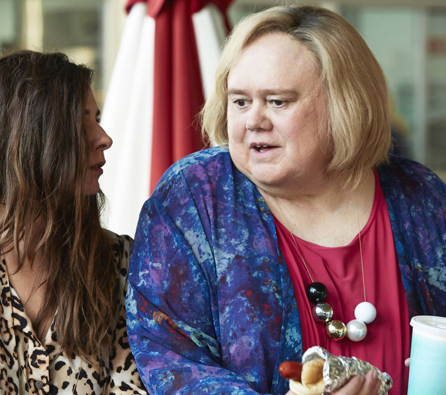 Sabina Sciubba, left, and Louie Anderson star in FX&#039;s &quot;Baskets.&quot; (FX)