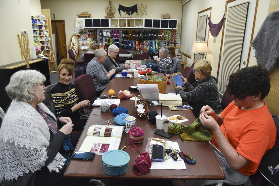 Classes and Thursday night knitting events are part of the reason Blizzard Yarn has found a niche in a competitive industry.