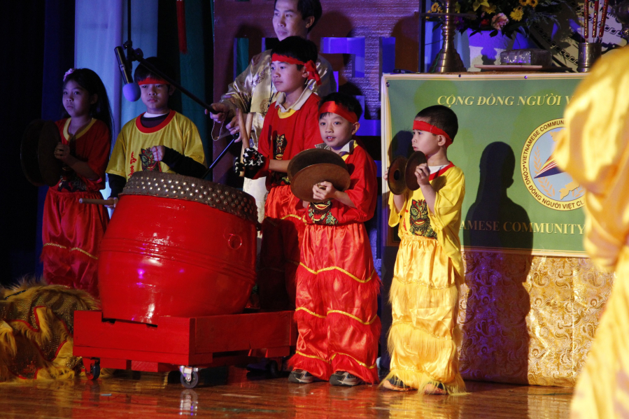 Vietnamese Lunar New Year celebration at Roosevelt Elementary School.