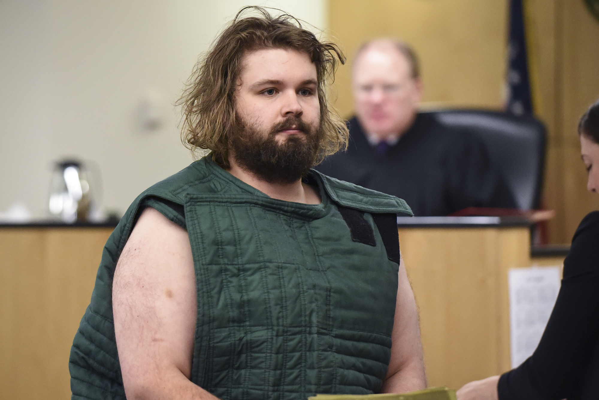Vadim Paliy appears Monday in Clark County Superior Court for allegedly shooting his girlfriend during an altercation Saturday at their Ridgefield apartment.