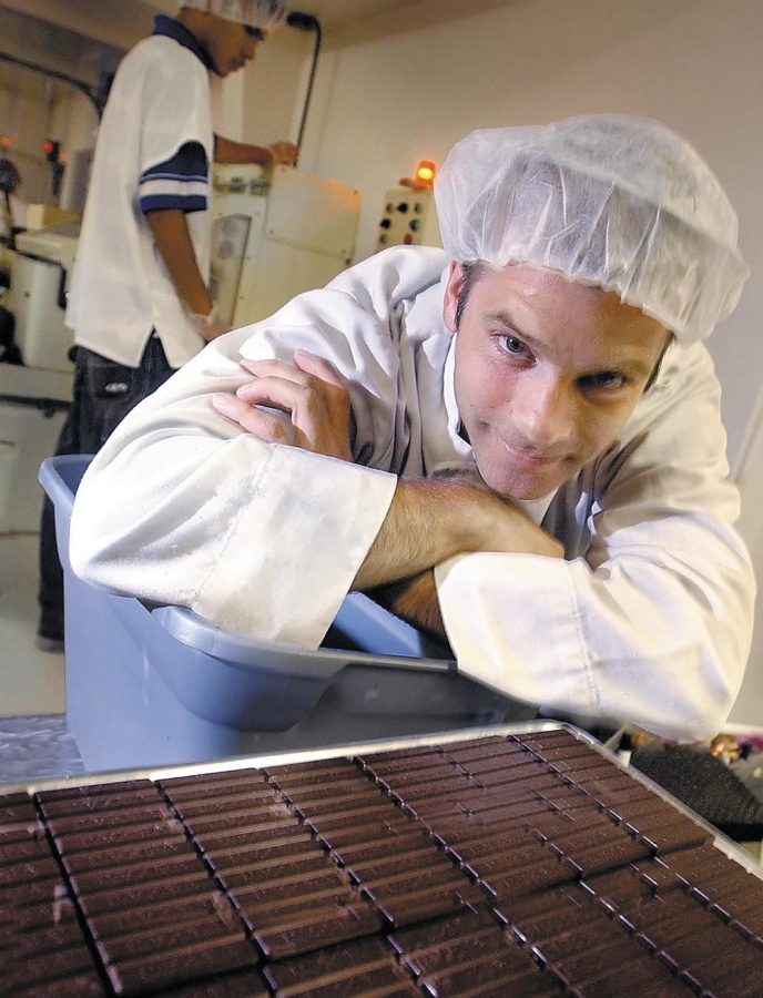 Frederick Schilling, founder of Dagoba Chocolate, in Ashland, Ore.