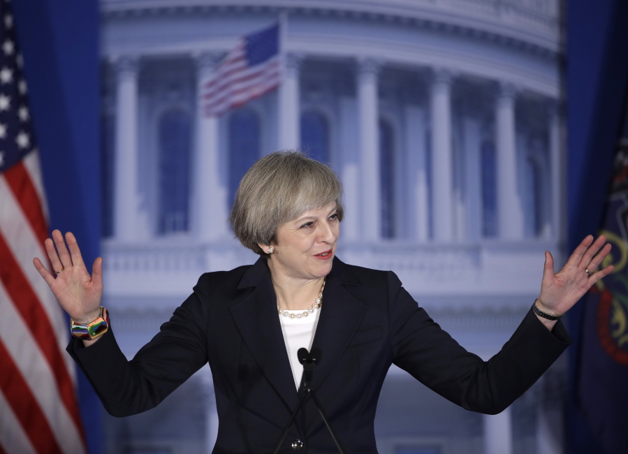 British Prime Minister arrives Thursday to speak at the Republicans Congressional retreat in Philadelphia.