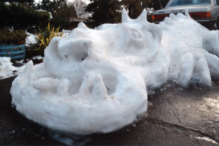 Don't fret, snow monsters have a short life span, says Jim Sypert who provided this photo.