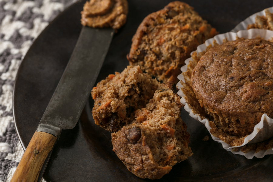 Whole-Wheat Spiced Carrot Muffins (Photos by Goran Kosanovic for The Washington Post)