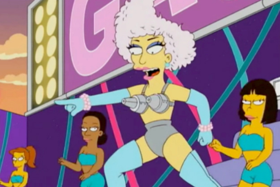 Lady Gaga performs on &quot;The Simpsons&quot; in a 2012 episode that &quot;predicted&quot; her Super Bowl halftime show performance five years later.