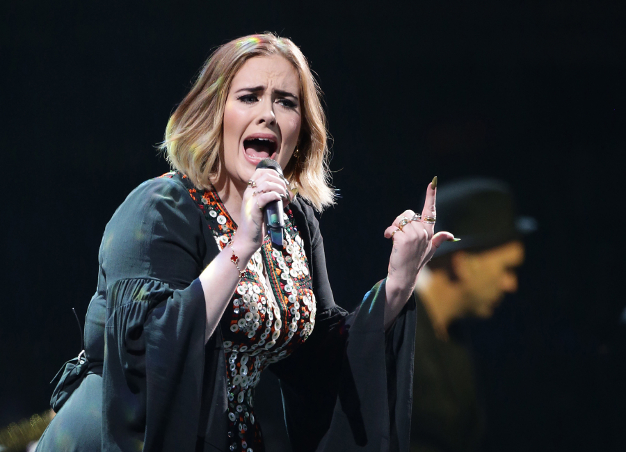 Grammy-nominated singer Adele performs May 27 in London.