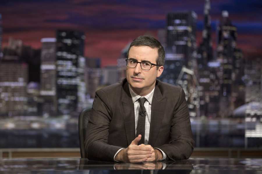 John Oliver on &quot;Last Week Tonight.&quot; (Eric Liebowitz/HBO)