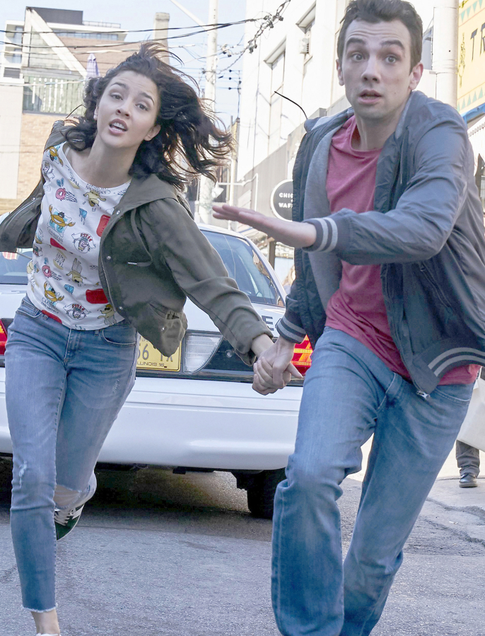 Kate Findlay and Jay Baruchel co-star in FXX&#039;s &quot;Man Seeking Woman,&quot; now in its third season.