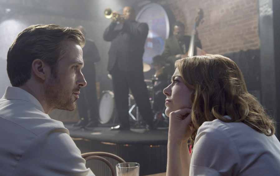 Ryan Gosling and Emma Stone in “La La Land.” (Dale Robinette/Lionsgate)