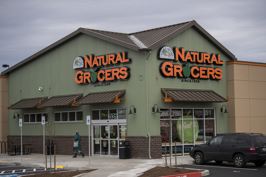 The new Natural Grocers store is seen at the intersection of Southeast 34th Street and Southeast 192nd Avenue on Tuesday afternoon. The store opens today.