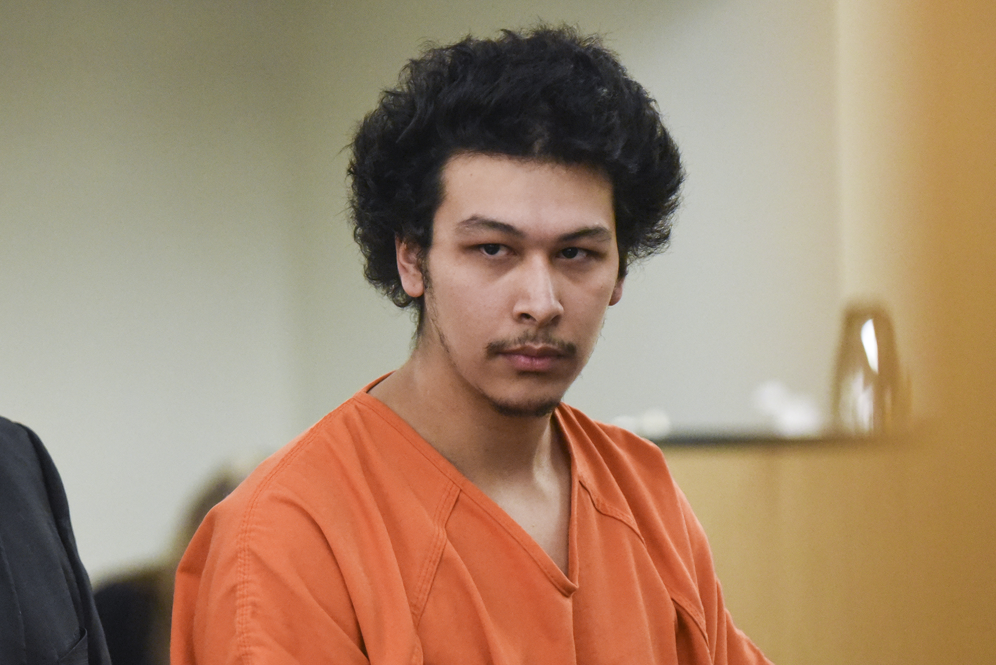 Ernesto Estrada-Tapia, 24, makes a first appearance Monday, Feb. 6, in Clark County Superior Court on a warrant charging him with vehicular homicide and hit-and-run driving causing injury or death in connection with the death of a Vancouver man in January.