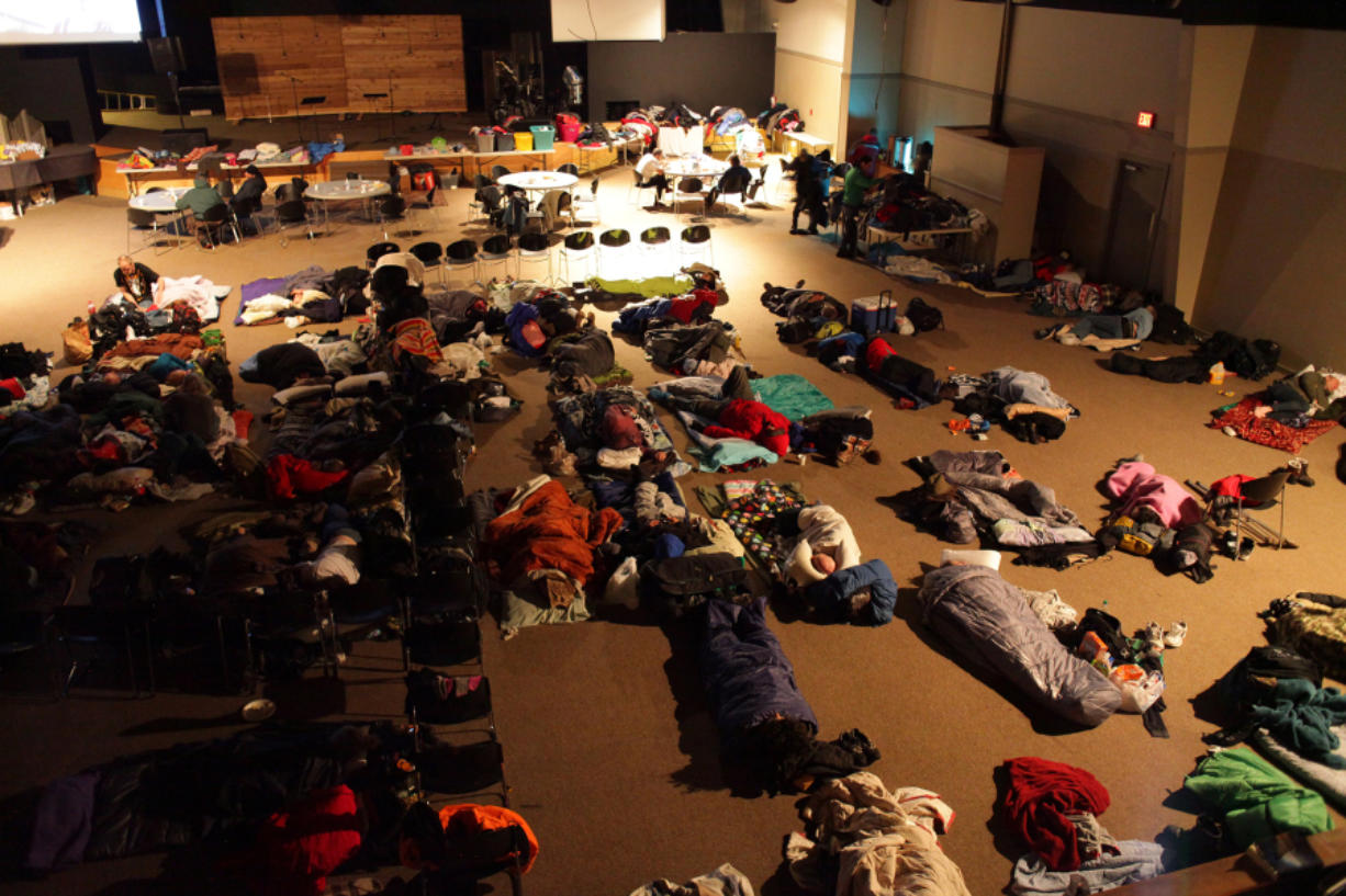 Living Hope Church turned its chapel into an overnight warming center for the homeless several nights this winter.