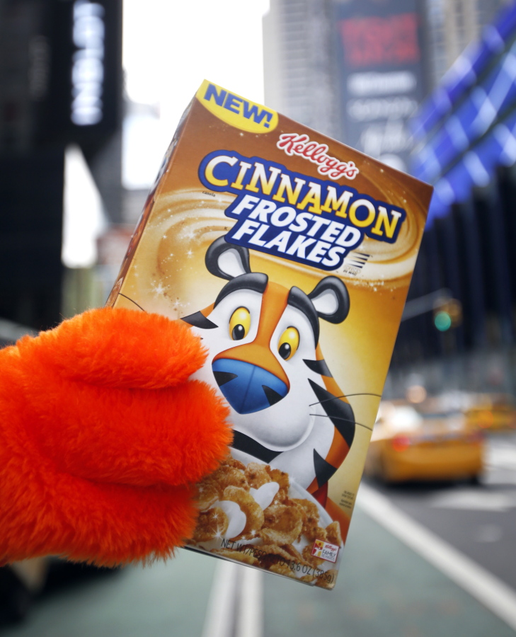Tony the Tiger introduces the new Kellogg&#039;s Cinnamon Frosted Flakes flavor in January. The CEO of Kellogg has said a boycott did not appear to affect sales.