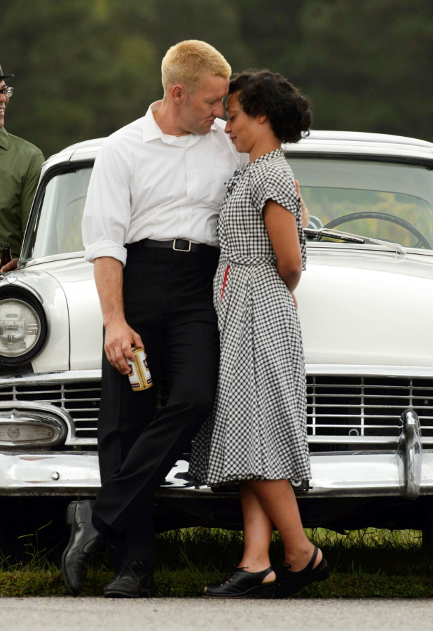 Ruth Negga, right, and Joel Edgerton in a scene from &quot;Loving.&quot; (Ben Rothstein/Focus Features)