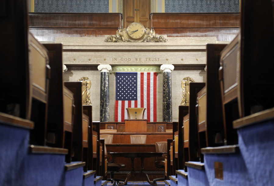 The House Chamber on Capitol Hill in Washington.