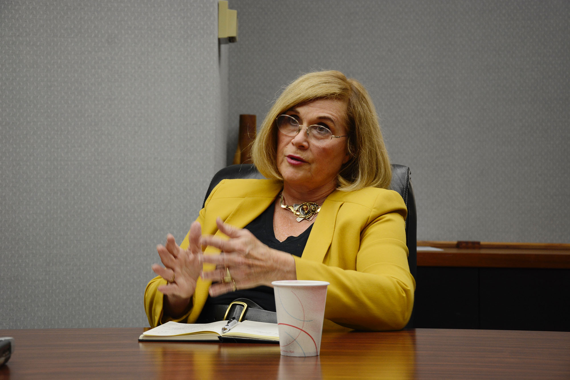 State Rep. Sharon Wylie, D-Vancouver, meets with The Columbian's Editorial Board.