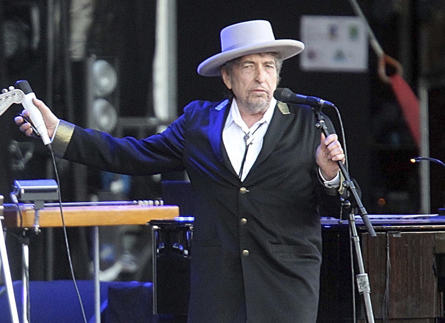 Bob Dylan performing on stage at &quot;Les Vieilles Charrues&quot; Festival in Carhaix, western France in 2012. The Bob Dylan Archive has opened in Oklahoma, more than a year after the announcement that more than 6,000 items spanning the music icon&#039;s career would be housed in Tulsa.