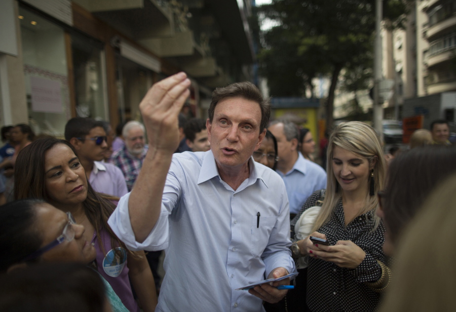 Retired Pentecostal Bishop Marcelo Crivella campaigns for the governorship of Rio de Janeiro state, in Brazil&#039;s Copacabana. During Rio&#039;s world famous Carnival bash, Crivella, elected mayor of Rio in Oct. 30, 2016, made a decision unheard of in modern times for city leaders during its most important event: he completely skipped the bash, even standing up members of a ceremonial group on opening night.