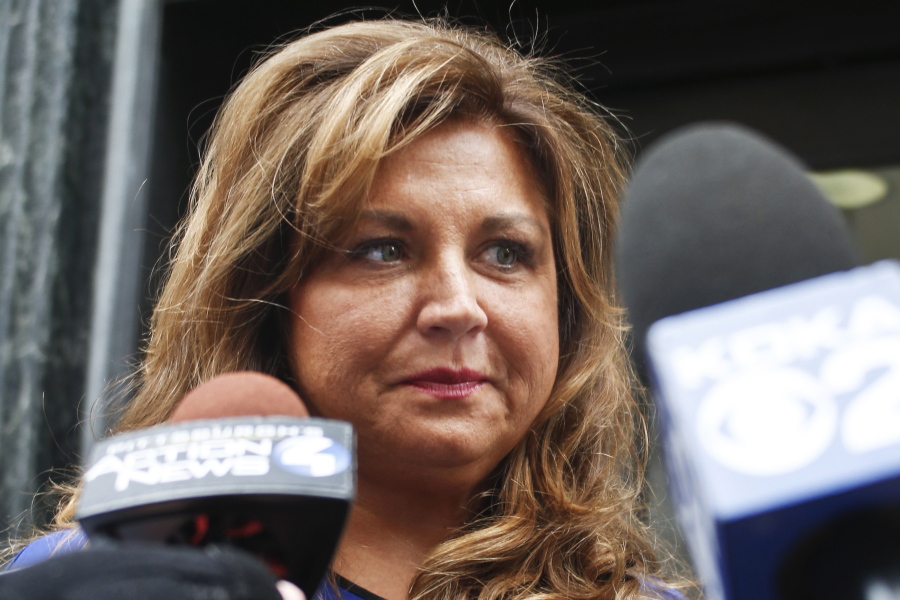 &quot;Dance Moms&quot; star Abby Lee Miller leaves federal court after pleading guilty in Pittsburgh to bankruptcy fraud and failing to report thousands of dollars in Australian currency she brought into the country. Miller posted on Instagram March 26, 2017, that she quit the Lifetime series.