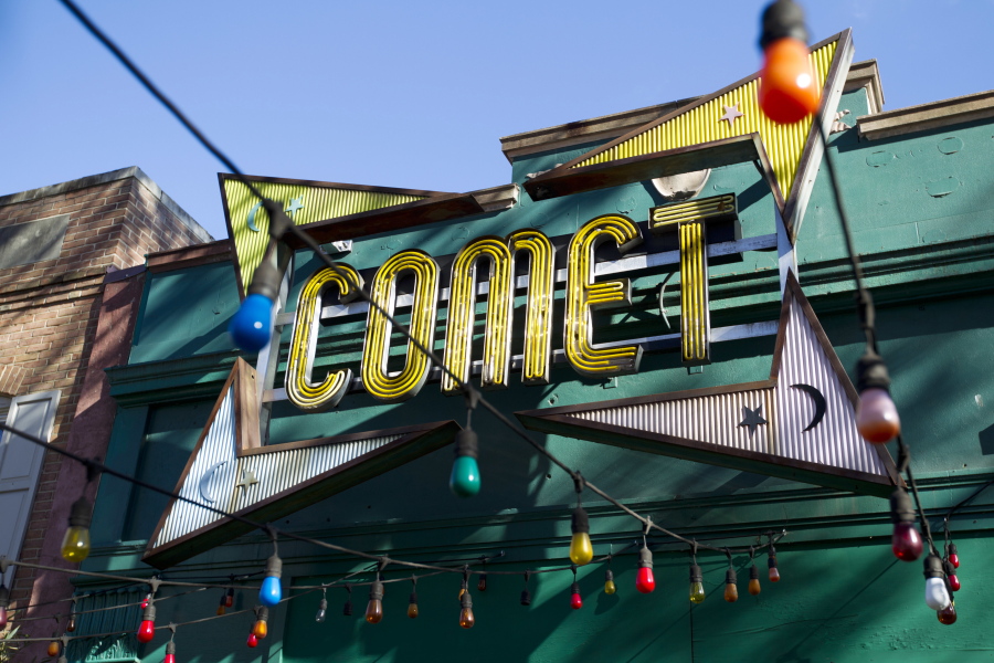The front door of Comet Ping Pong pizza shop in Washington is shown Dec. 5, 2016. Edgar Maddison Welch of Salisbury, N.C., who police said was inspired by false internet rumors dubbed &quot;pizzagate&quot; to fire an assault weapon inside a Washington pizzeria pleaded guilty Friday, March 24, 2017, to two charges.
