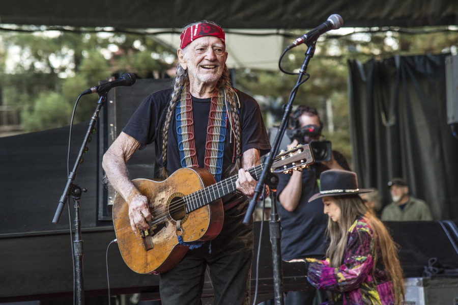 Willie Nelson performs at the 30th annual Bridge School Benefit Concert in 2016. Merle Haggard will be honored a year after his death with a concert featuring his longtime friend and duet partner Willie Nelson as well as Kenny Chesney, Miranda Lambert and John Mellencamp.