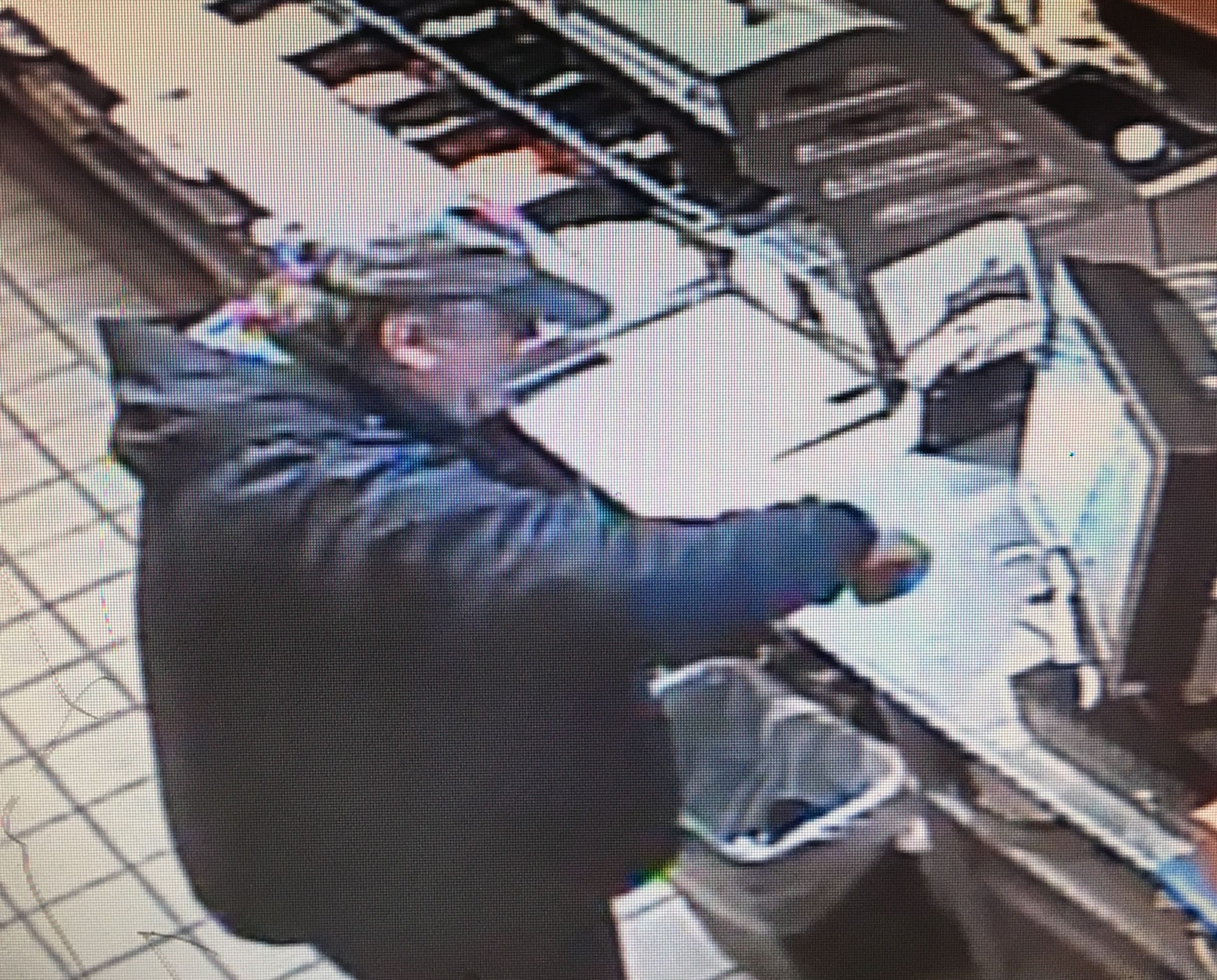 The Clark County Sheriff's Office released this photo of a heavyset man in his 50s who robbed a Subway sandwich shop Tuesday morning in Salmon Creek.