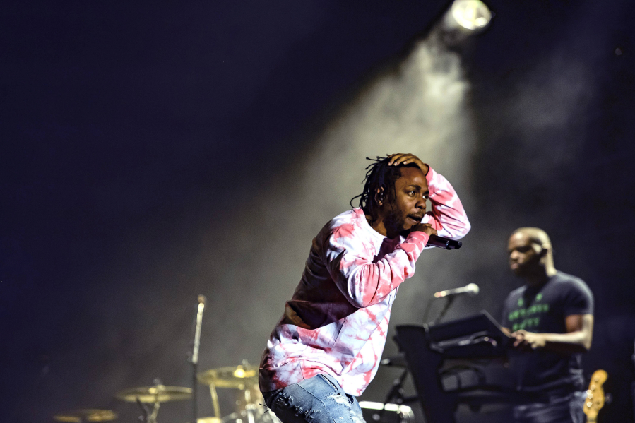 Kendrick Lamar performs at the Austin City Limits Music Festival on Oct. 8, 2016 in Austin, Texas.