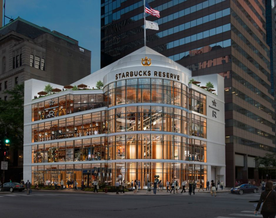 Starbucks plans to open a four-level Roastery flagship on Chicago&#039;s Michigan Avenue, its largest space yet for the high-end concept that the coffee giant is rolling out throughout the world.