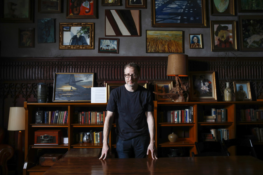 Director James Gray adapted David Grann&#039;s nonfiction book about British explorer Percy Fawcett for &quot;The Lost City of Z.&quot; He is seen here April 17 at the Chicago Athletic Association Hotel&#039;s Drawing Room in Chicago. (Jose M.