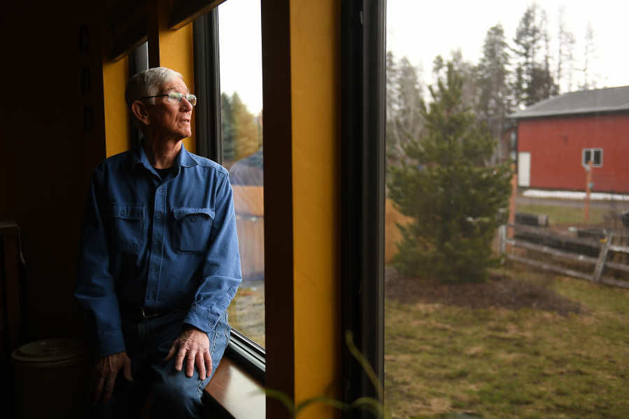 David LeBleu, at home in Whitefish, Mont., is a supporter of the refugee resettlement efforts in his state.