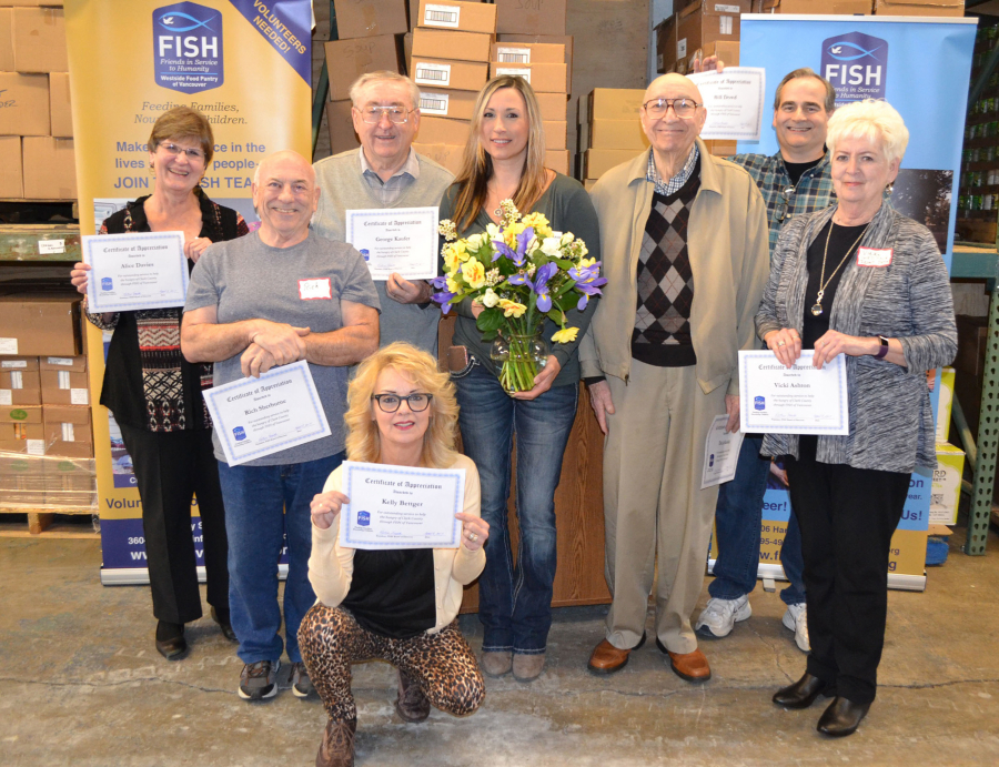 Esther Short: FISH of Vancouver honored some volunteers at an event on April 8.
