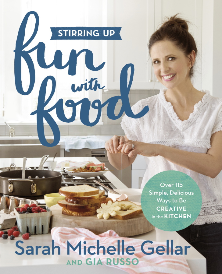 &quot;Stirring Up Fun with Food: Over 115 Simple, Delicious Ways to Be Creative in the Kitchen,&quot; by Sarah Michelle Gellar and Gia Russo.