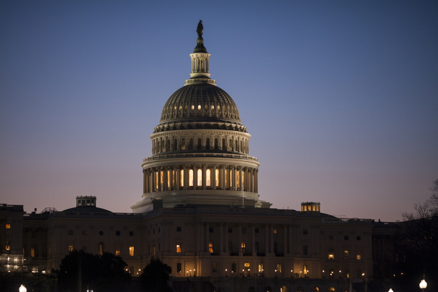 The Capitol is seen at dawn in Washington on March 17. President Donald Trump's plan to overhaul the U.S. tax code leaves much of the heavy lifting to Congress, while ignoring years of hard work by the guy who will have to do a lot of that lifting: House Speaker Paul Ryan. (AP Photo/J.