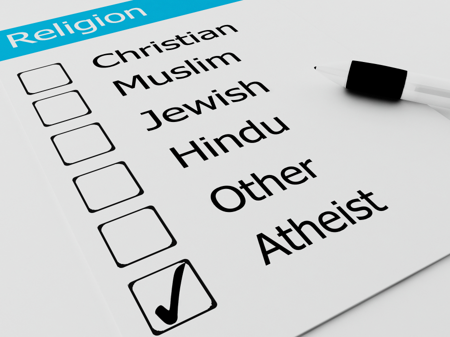 iStock
Despite the increasing number of non-religious people in the U.S., many atheists are private about their views for fear of being judged by coworkers or family.