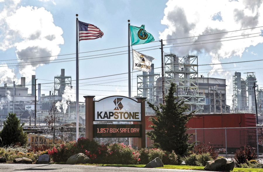 The KapStone Paper and Packaging mill in Longview.