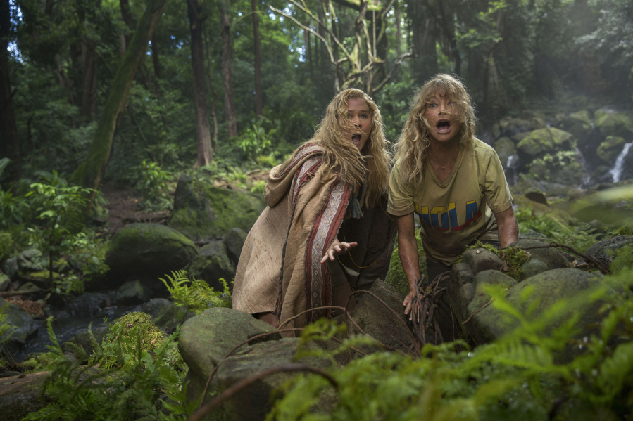 Amy Schumer, left, and Goldie Hawn star in the film &quot;Snatched.&quot; (Justina Mintz/20th Century Fox)