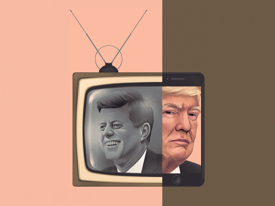 President John F. Kennedy and President Donald Trump both used newer media to affect their bid for the White House.