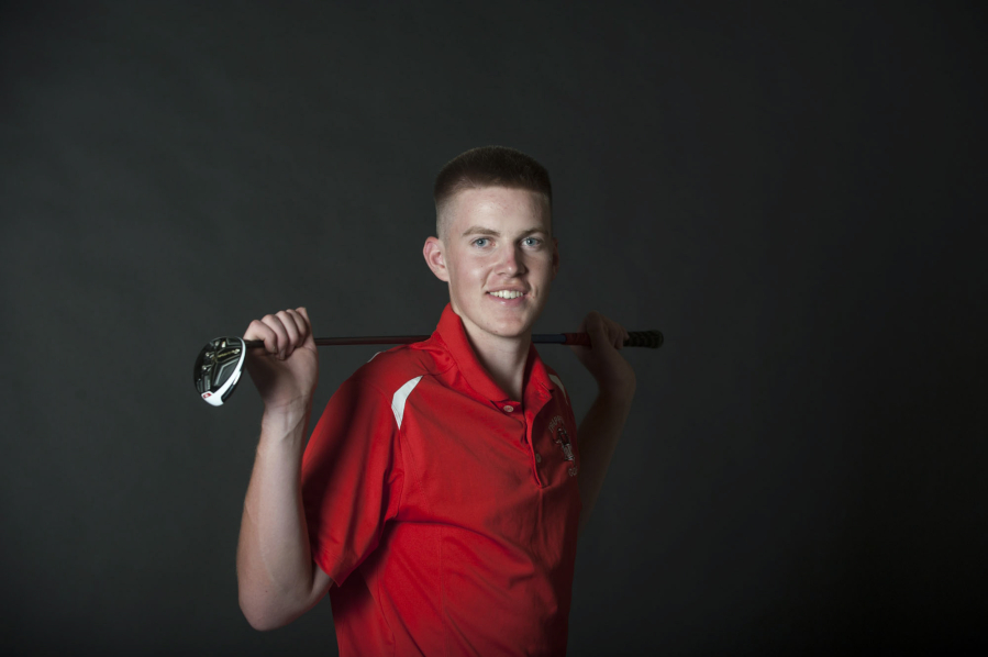 Spencer Tibbits of Fort Vancouver is our All-Region boy golfer of the year, as seen Thursday afternoon, June 9, 2016 at The Columbian's photo studio.