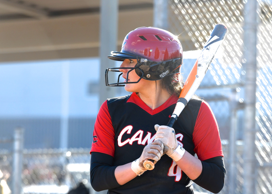 Alyssa Tomasini, a soccer player first, has evolved from a bunt singles hitter into the top hitter on the Camas softball team.