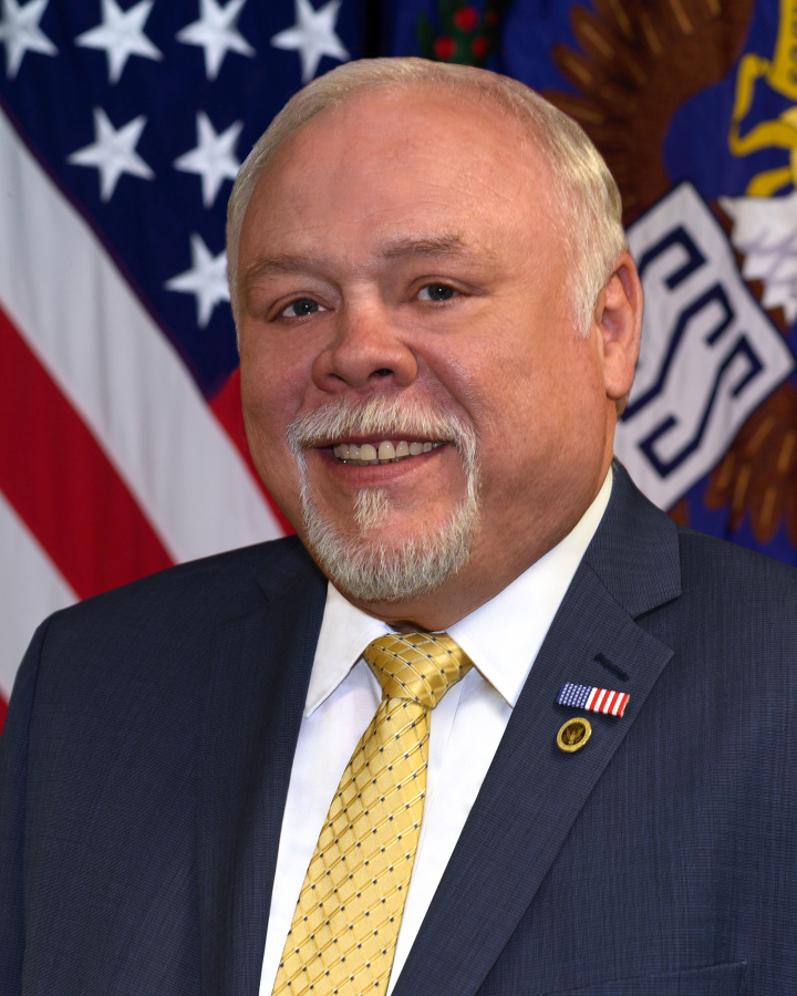 Former Washington state Sen. Don Benton, R-Vancouver, is seen in his official portrait as director of the U.S. Selective Service in the Trump administration.