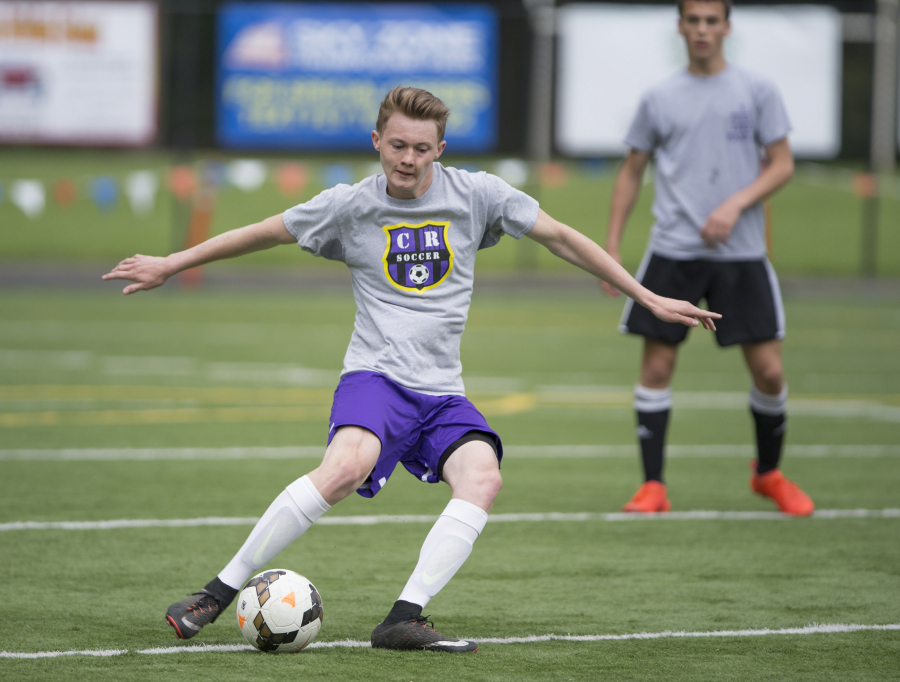 Columbia River High School&#039;s Blake Wollam credits an unconventional surgery with helping him overcome debilitating post-concussion headaches. (Randy L.
