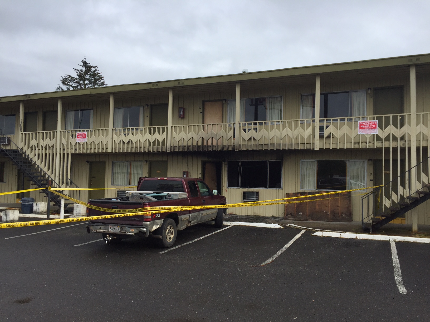 A man was injured in a fire at the Value Motel, 708 N.E. 78th St., reported just after 4 a.m. today.